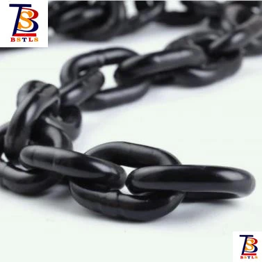 DIN22252 Zincirinde G80 18 X 64mm 20X80mm Yuvarlak Baklalı Zincir Madencilik Zinciri G80