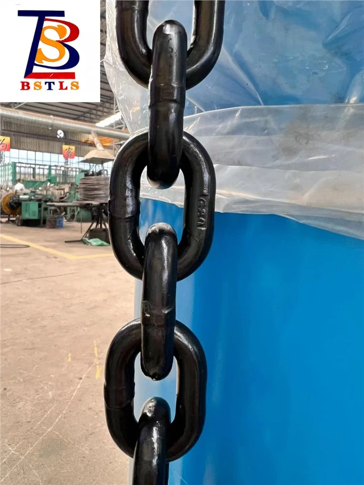 G80 18 X 64mm 20X80mm Round Link Chain Mining Chain G80 in DIN22252 Chain