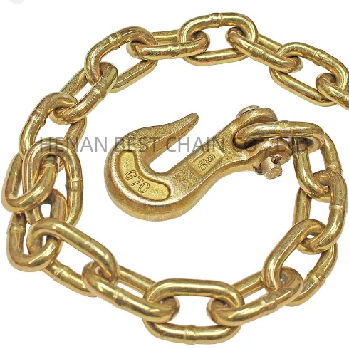 Yüksek Miktarda Çelik G70 Galvanizli Taşıma Bağlayıcı Bağlantı Kaldırma Zinciri